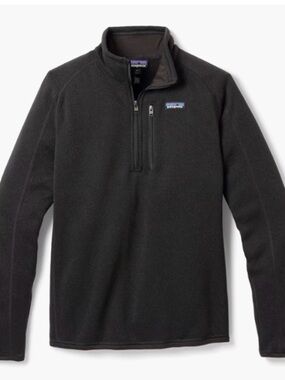 Patagonia Better Sweater Quarter-Zip Fleece Pullover - Men's Color: BLACK